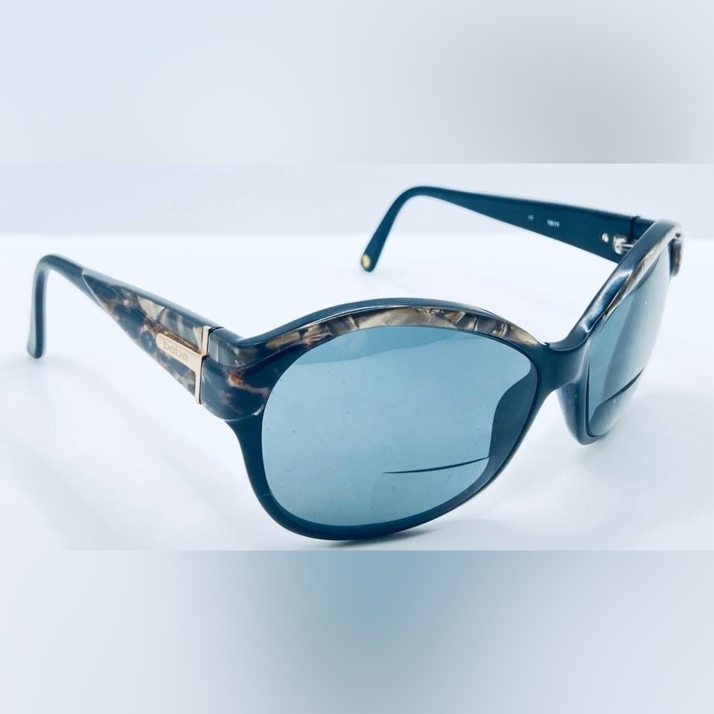 Bebe Black Brown Oval Sunglasses Frames Only